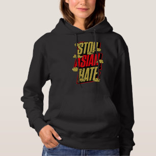 Pull À Capuche Arrêter Asie Haine Culture Nuage Cute Fierté Amour