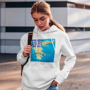 Pull À Capuche Athens Greece Hoodie