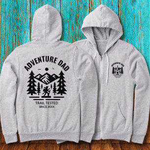 Pull À Capuche Athlétisme personnalisé Heather Aventure Papa Rand