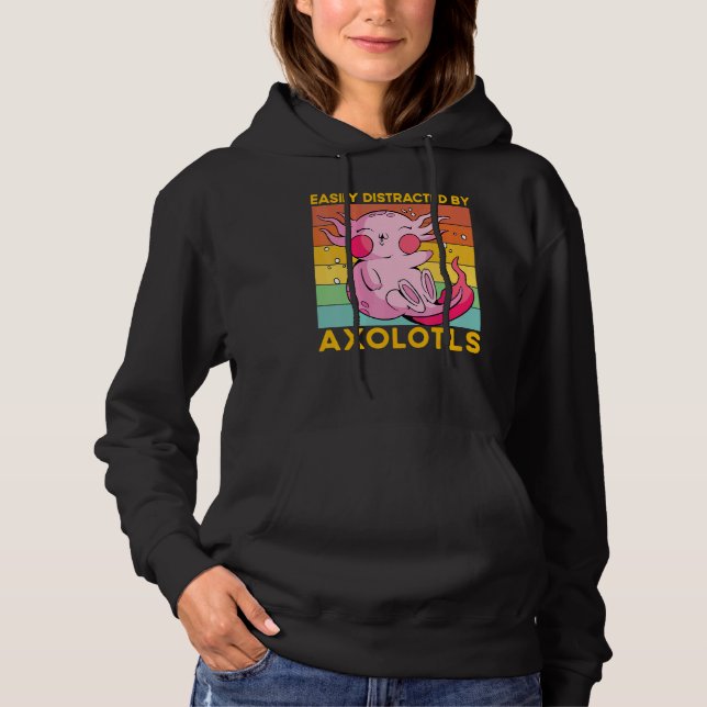 Pull À Capuche Axolotl Amphibian  Sayings 4 (Devant)