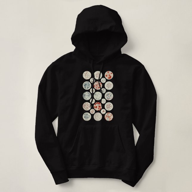 Pull À Capuche Bactéries drôle Microbiologie Bactéries Science mi (Design devant)