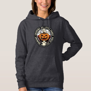 Pull À Capuche Badge de citrouille de vampire faisant pousser mes