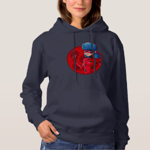 Pull À Capuche Badge rouge Ladybug