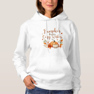 Pull À Capuche Baisers de citrouille, Vœux douillets 