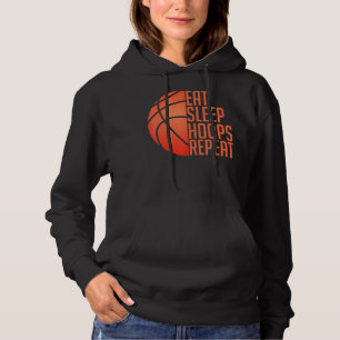 Pull À Capuche Basket-ball Manger Boucles de sommeil Répéter