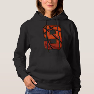 Pull À Capuche Basketball Neuvième 9e anniversaire garçon fille n
