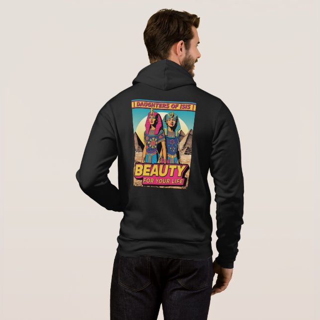 PULL À CAPUCHE BEAUTÉ POUR VOTRE VIE (Dos entier)
