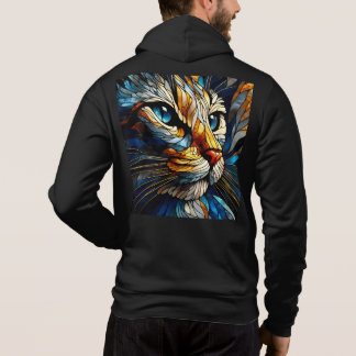 Pull À Capuche Bella+Canvas pour hommes Full-Zip - Abstrait 27 Sw