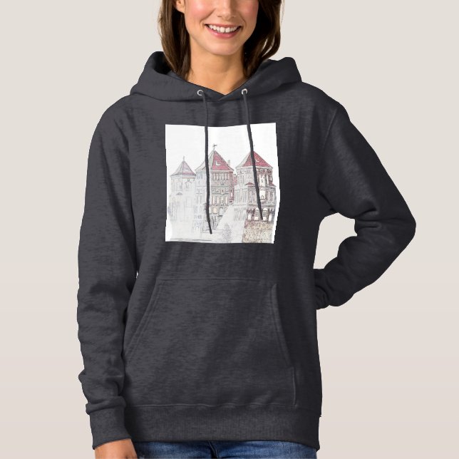 Pull À Capuche Biélorussie Mir Castle Architecture (Devant)