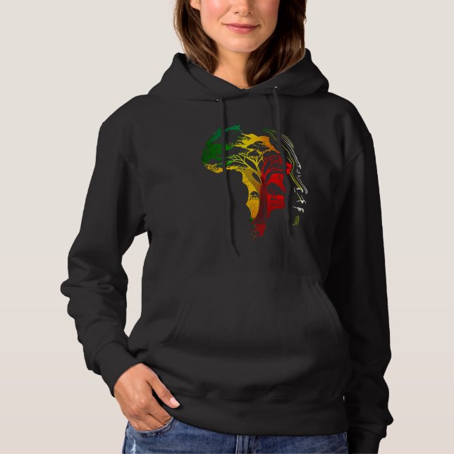 Pull À Capuche Black history month  African American Ancestors' r (Devant)