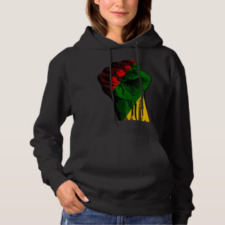 Pull À Capuche Black History Month Fist Black Power Africa Women 