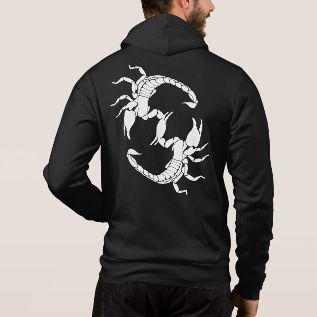 Pull À Capuche Black & White Letter S (Dos)