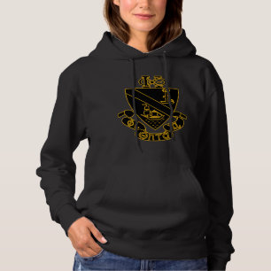Pull À Capuche Blason de Phi Chi Theta Or et Noir