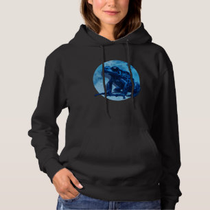 Pull À Capuche Bleu Poison grenouille de grenouille coloré animal