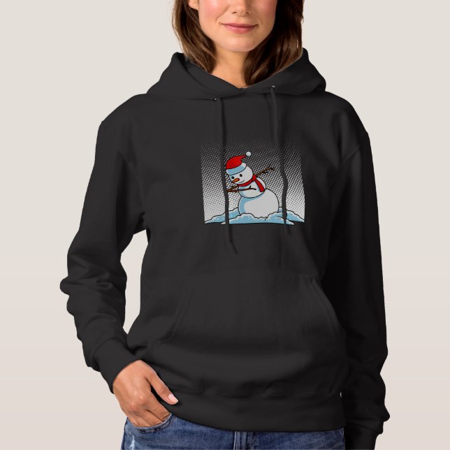 Pull À Capuche bonhomme de neige (Devant)