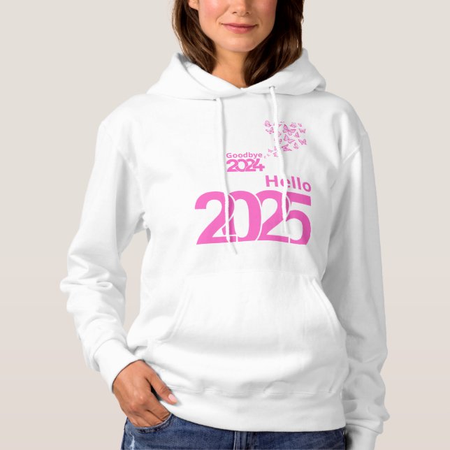 Pull À Capuche Bonjour 2025 (Devant)