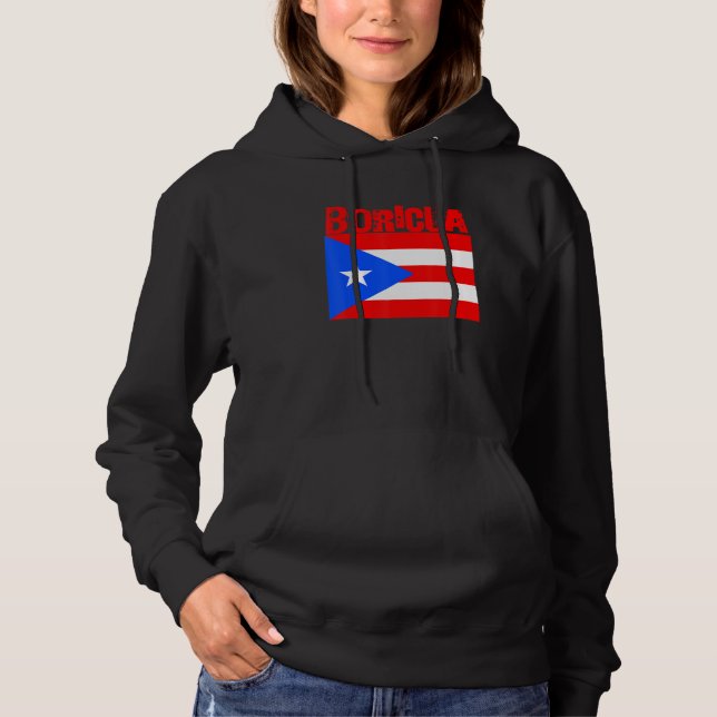 Pull À Capuche Boricua Roots Puerto Rico Pride PR Souvenir Puerto (Devant)