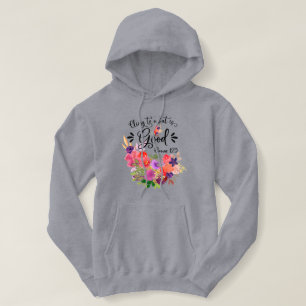 Pull À Capuche Bouquet floral coloré Romains 12:9