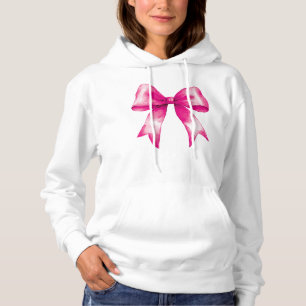 Pull À Capuche Bow rose