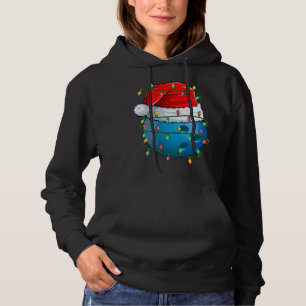 Pull À Capuche Bowling Ball Xmas Éclairage Santa Hat Bowling Ball