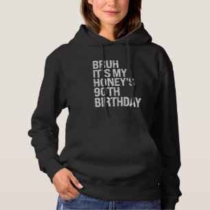 Pull À Capuche Bruh C'est le 90e anniversaire de la reine Couple 