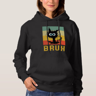 Pull À Capuche Bruh Mème Frère Salutation Ados garçons Hommes Cha