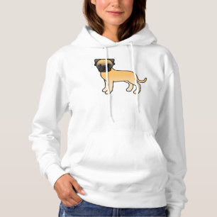 Pull À Capuche Bullmastiff Fauve Chien de Dessin Animé Mignon
