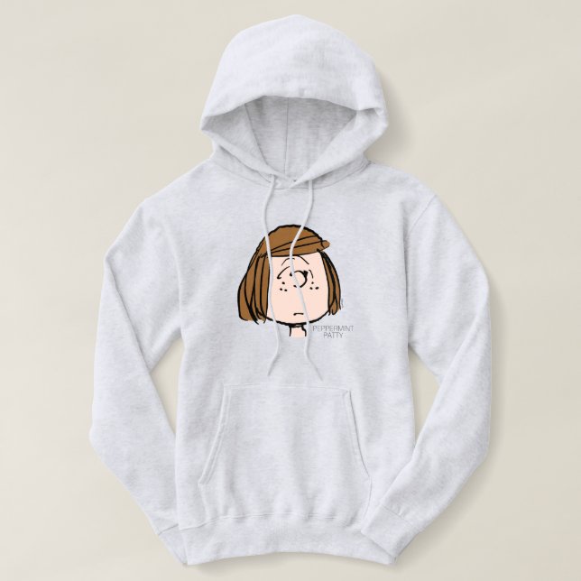 Pull À Capuche cacahuètes | Peppermenthe Patty Face confuse (Design devant)