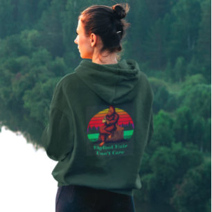 Pull À Capuche Café Bigfoot Morning Cheveux Bigfoot s'en fiche