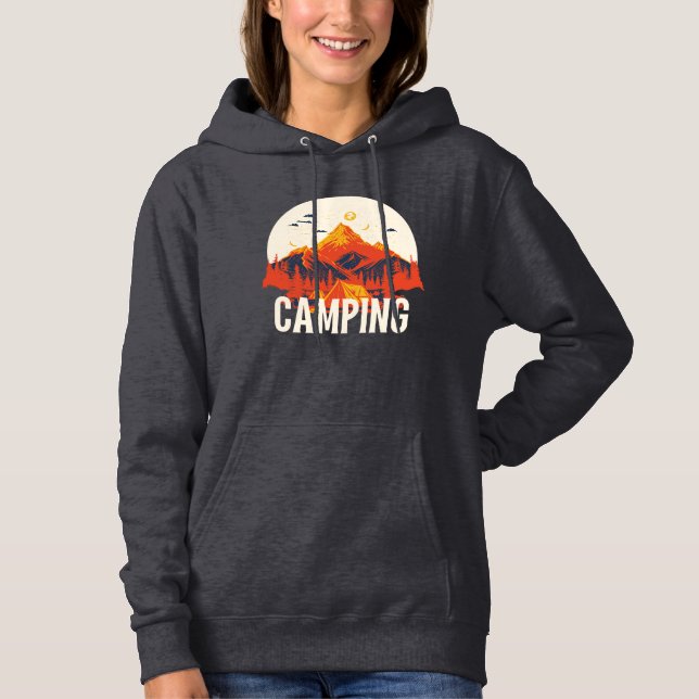 Pull À Capuche Camp Life Forever camping et randonnée (Devant)
