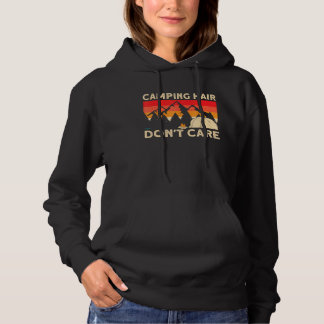 Pull À Capuche Camper Girl Mom Grandma Tente Camping Hair Dont Ca
