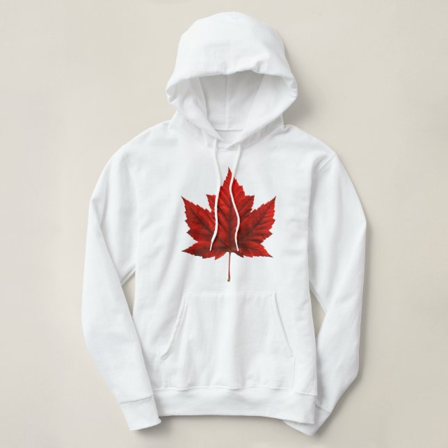 Pull À Capuche Canada Feuille d'érable à capuchon Sweatshirt Cana (Design devant)