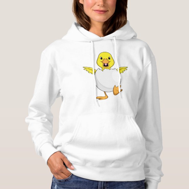 Pull À Capuche Canard avec oeuf (Devant)