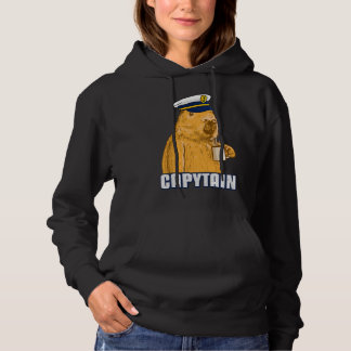 Pull À Capuche Capitaine de bateau Mens Capybara