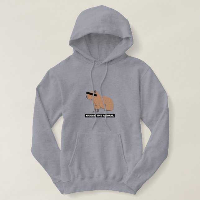 Pull À Capuche Capybara (Design devant)