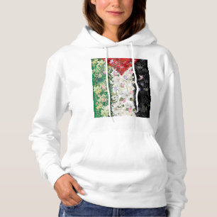 Pull À Capuche Carte Floral Palestine - T-shirt Carte Palestine l