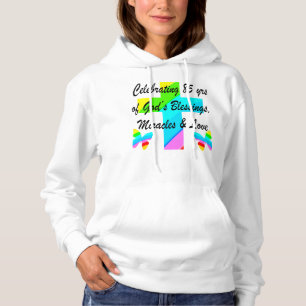 PULL À CAPUCHE CÉLÉBRER 85 ANS DE DIEUX MIRACLES ET D'AMOUR