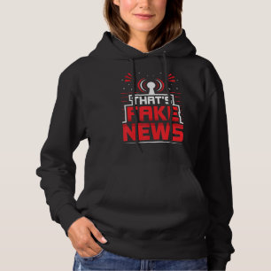 Pull À Capuche C'est de fausses nouvelles Liberté de la presse Dr