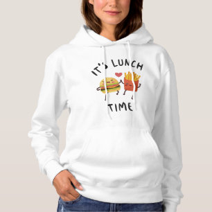 Pull À Capuche C'est l'heure du déjeuner