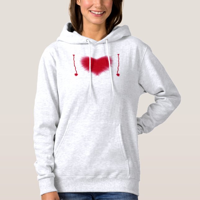 Pull À Capuche Chaînes de l'amour (Devant)