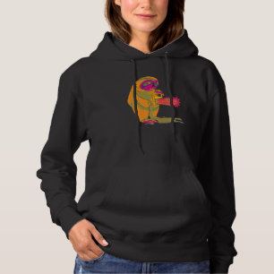 Pull À Capuche Chainsaw Vaporwave Retro 80s Art Déplaisant Animal