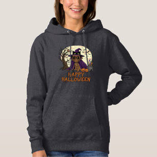 Pull À Capuche Chapeau de sorcière Pug Halloween joyeux Chaudron