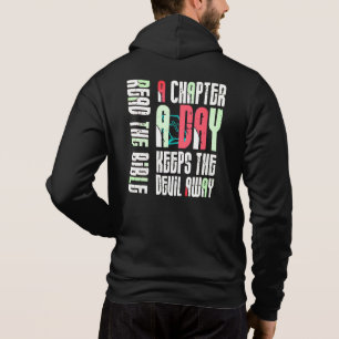 Pull À Capuche Chapitre A Day Keep The Devil Away-Funny Christian