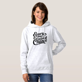 Pull À Capuche Chaque jour est une chance - T-shirt d'art mathéma