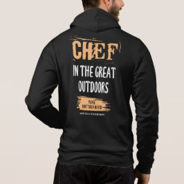 Pull À Capuche Chef en plein air. Idée cadeau Cook.
