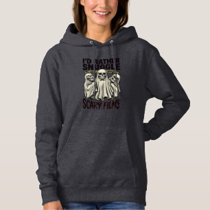 Pull À Capuche Chemise Câlin Horreur Crâne Drôle Nuit de Film Fan