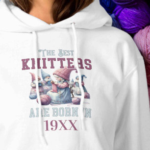 Pull À Capuche Chemise de l'année de naissance personnalisée pour