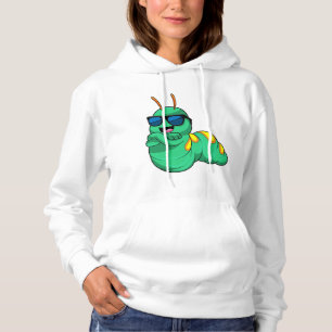 Pull À Capuche Chenille avec des lunettes de soleil