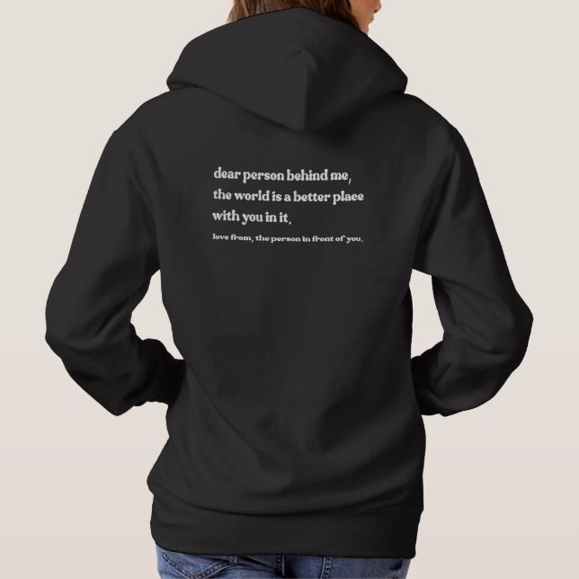 Pull À Capuche cher homme derrière moi (Dos)