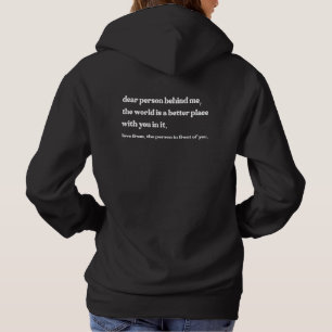 Pull À Capuche cher personne derrière moi